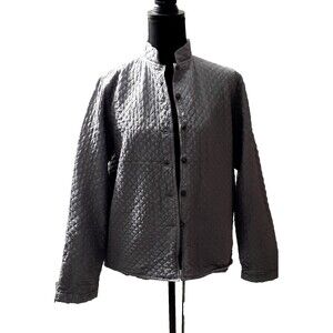 Kiko Jacket  Women’s Size S Gray 100% Silk Embroidered  Brand New# 171